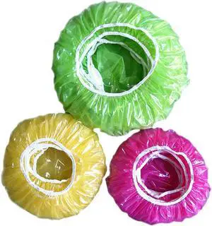 60 Pcs Reusable Elastic Food Bowl Covers 3 Sizes BPA Free for Kitchen 60 Pcs Reusable Elastic Food Bowl Covers 3 Sizes BPA Free for Kitchen