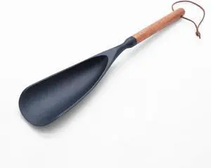 Cooking Spoon for Nonstick Cookwares, Multifunction Spatula Spoon, Great for Both Cooking and Serving, Durable BPA-Free Matte Black Silicone, Wood Handle Spoon, Safe for Nonstick Cooking Surfaces Cooking Spoon for Nonstick Cookwares, Multifunction Spatula Spoon, Great for Both Cooking and Serving, Durable BPA-Free Matte Black Silicone, Wood Handle Spoon, Safe for Nonstick Cooking Surfaces
