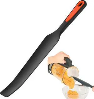 Silicone Blender Spatula, Under-Blade Scraper with Long Handle Silicone Blender Spatula, Under-Blade Scraper with Long Handle