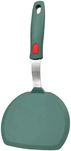 Tenta Kitchen Silicone Pancake Spatula Turner for Cooking and Baking- 600°F Heat Resistant Rubber Egg Spatulas (Green Round Spatula) Tenta Kitchen Silicone Pancake Spatula Turner for Cooking and Baking- 600°F Heat Resistant Rubber Egg Spatulas (Green Round Spatula)