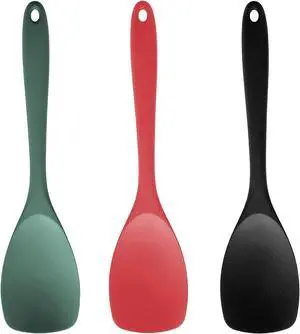 3-Piece Silicone Spatula Set, Heat Resistant Non-Stick Spoonula 3-Piece Silicone Spatula Set, Heat Resistant Non-Stick Spoonula