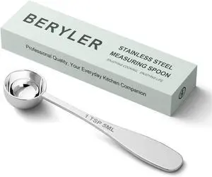 1PCS 1TSP(5ML) Measuring Spoon, 18/8(304) Stainless Steel Tablespoon 1PCS 1TSP(5ML) Measuring Spoon, 18/8(304) Stainless Steel Tablespoon