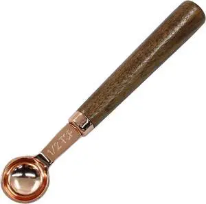Hitefu 1/2 Teaspoon Coffee Scoop, Wooden, Long Handle, 2.5 ml Hitefu 1/2 Teaspoon Coffee Scoop, Wooden, Long Handle, 2.5 ml