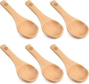 6 Pack Cute Mini Wood Teaspoons Small Wooden Spoons Tiny Wooden Spoons Handmade Pet Claw Tiny Nature Scoops for Honey Sugar Spice Coffee Tea Ice Cream Condiments and Jars 6 Pack Cute Mini Wood Teaspoons Small Wooden Spoons Tiny Wooden Spoons Handmade Pet Claw Tiny Nature Scoops for Honey Sugar Spice Coffee Tea Ice Cream Condiments and Jars