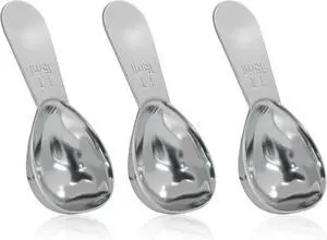 4Pcs 1Tbsp Stainless Steel Coffee Scoop, 15ml 4Pcs 1Tbsp Stainless Steel Coffee Scoop, 15ml