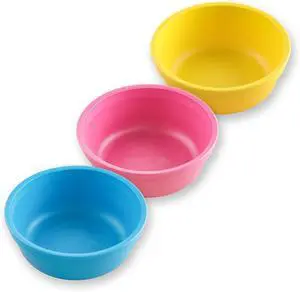 Re-Play 12 oz. Toddler Bowls Set of 3 - Kids Deep-Walled, Durable & Reusable Snack and Meal Bowls, Dishwasher & Microwave Safe, BPA-Free, Made in USA from Recycled Plastic, Easter Re-Play 12 oz. Toddler Bowls Set of 3 - Kids Deep-Walled, Durable & Reusable Snack and Meal Bowls, Dishwasher & Microwave Safe, BPA-Free, Made in USA from Recycled Plastic, Easter