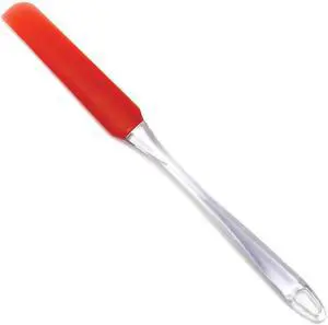 Norpro Silicone Jar/Icing Spatula, Red, 10.5in/26.5cm, As Shown Norpro Silicone Jar/Icing Spatula, Red, 10.5in/26.5cm, As Shown