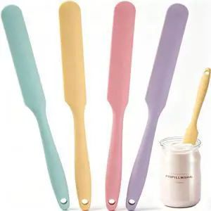 4 Pcs Silicone Jar Spatula,10 Inch Jam Spreader for Peanut Butter,Heat-Resistant Food-Grade Jar Blender,Kitchen Spatula for Scraping Icing Bread Cream, Jam (Macaron colors4PCS) 4 Pcs Silicone Jar Spatula,10 Inch Jam Spreader for Peanut Butter,Heat-Resistant Food-Grade Jar Blender,Kitchen Spatula for Scraping Icing Bread Cream, Jam (Macaron colors4PCS)