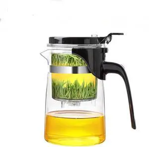 500ML Glass Teapot with Detachable Infuser Filter Teapot for Loose Leaf Tea 500ML Glass Teapot with Detachable Infuser Filter Teapot for Loose Leaf Tea