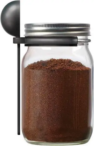 Jarware Coffee Spoon Clip for Wide Mouth Mason Jars, 6" Jarware Coffee Spoon Clip for Wide Mouth Mason Jars, 6"