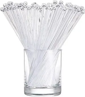 100 Pieces Ball Head Stirrer Disposible Plastic Round Top Crystal Swizzle Sticks, Crystal Cake Pops, Cocktail Coffee Drink Stirrers (Clear) 100 Pieces Ball Head Stirrer Disposible Plastic Round Top Crystal Swizzle Sticks, Crystal Cake Pops, Cocktail Coffee Drink Stirrers (Clear)