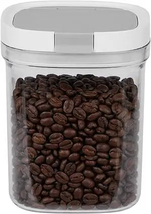 Airtight Brown Sugar Container - 1.2 Qt (1200 ml) Jar, Moisture Proof Storage Keeps Sugar Soft with Spoon for Flour, Coffee, Dry Food, Sugar (Transparent colour) Airtight Brown Sugar Container - 1.2 Qt (1200 ml) Jar, Moisture Proof Storage Keeps Sugar Soft with Spoon for Flour, Coffee, Dry Food, Sugar (Transparent colour)