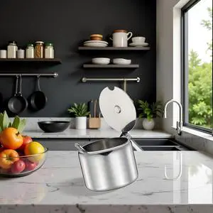 Set of Silver 285ml Stainless Steel Sugar Bowl with Spoon,Sugar Bowl Condiment Seasoning Pot Sugar Canister with Spoon - Portable and Useful Practical,Dinnerware and Serveware Set of Silver 285ml Stainless Steel Sugar Bowl with Spoon,Sugar Bowl Condiment Seasoning Pot Sugar Canister with Spoon - Portable and Useful Practical,Dinnerware and Serveware