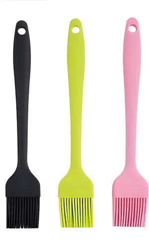 Silicone Basting Brush Set, Heat Resistant 446°F, 3-Pack Silicone Basting Brush Set, Heat Resistant 446°F, 3-Pack