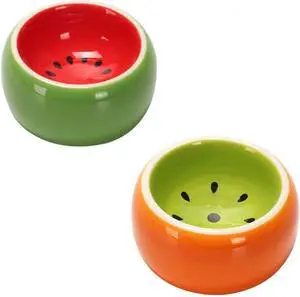 Hamiledyi 2PCS Hamster Bowl Ceramic Food Water Feeding Dish for Dwarf Syrian Hamsters Gerbils Rats Mice Sugar Glider Hamiledyi 2PCS Hamster Bowl Ceramic Food Water Feeding Dish for Dwarf Syrian Hamsters Gerbils Rats Mice Sugar Glider