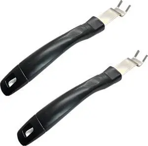 2 Pcs Stainless Steel Grill Grate Lifter Gripper 2 Pcs Stainless Steel Grill Grate Lifter Gripper