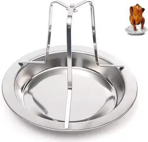 Roast Chicken Rack, 7.8 Inch x 6.8 Inch Stainless Steel Beer Can Grill Rack for Home and Outdoors Party (1) Roast Chicken Rack, 7.8 Inch x 6.8 Inch Stainless Steel Beer Can Grill Rack for Home and Outdoors Party (1)