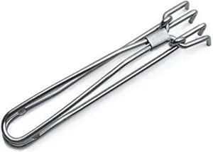 Stainless Steel Pakkad Wire Tong - Kitchen Tongs for Food Serving Stainless Steel Pakkad Wire Tong - Kitchen Tongs for Food Serving