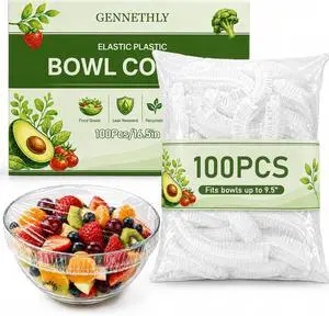 100 Pcs Plastic Bowl Covers for Sourdough Proofing, Fits Bowls Up to 9.5" 100 Pcs Plastic Bowl Covers for Sourdough Proofing, Fits Bowls Up to 9.5"