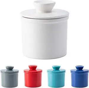 Butter Crock with Lid for Countertop, Butter Dish, Butter Keeper Container Butter Crock with Lid for Countertop, Butter Dish, Butter Keeper Container