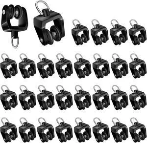 KOLAKO Curtain Track Rollers, Pack of 30 Flexible Bendable Curtain Track Gliders Drapery Rail Sliding Curtain Track Runners Twin Wheels Plastic Curtains Rollers for RV Window Shower Curtain Track KOLAKO Curtain Track Rollers, Pack of 30 Flexible Bendable Curtain Track Gliders Drapery Rail Sliding Curtain Track Runners Twin Wheels Plastic Curtains Rollers for RV Window Shower Curtain Track