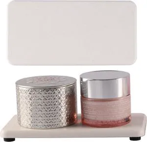 NiuYichee 2Pcs Stone Soap Trays Water Absorbing Diatomite Coaster NiuYichee 2Pcs Stone Soap Trays Water Absorbing Diatomite Coaster