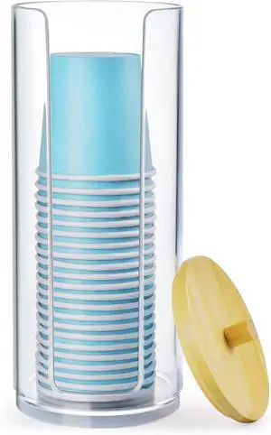 Bathroom Cup Dispenser, Mouthwash Cups Holder Fit 3oz Disposable Paper Cup Bathroom Cup Dispenser, Mouthwash Cups Holder Fit 3oz Disposable Paper Cup
