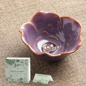 Small Rose Jewelry Dish, Ring Holder Dish, Ceramic Jewelry Tray Small Rose Jewelry Dish, Ring Holder Dish, Ceramic Jewelry Tray