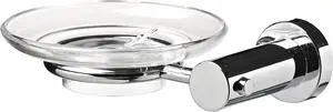 Polished Chrome Soap Dish Holder ECK-310B, Soap Dish Included, Durable Zinc Alloy, Wall-Mounted, Screw-in Polished Chrome Soap Dish Holder ECK-310B, Soap Dish Included, Durable Zinc Alloy, Wall-Mounted, Screw-in