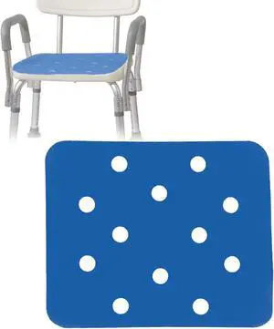 Bath Chair Seat Mat - Elderly Shower Bench Cushion Non-Slip EVA Foam Pad with Adhesive for Disabled Handicap Senior, Square (Not Include Stool) Bath Chair Seat Mat - Elderly Shower Bench Cushion Non-Slip EVA Foam Pad with Adhesive for Disabled Handicap Senior, Square (Not Include Stool)