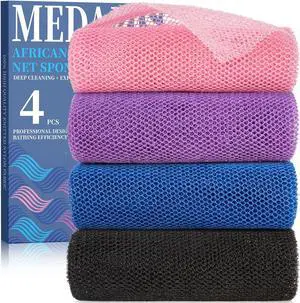 African Net Sponge African Exfoliating Net Bath Wash Scrubbing Body Scrubber Long Rag Shower African Net Sponge African Exfoliating Net Bath Wash Scrubbing Body Scrubber Long Rag Shower