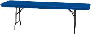 Creative Converting Stay Put Plastic Tablecloth, Royal Blue, 29 x 72 in Creative Converting Stay Put Plastic Tablecloth, Royal Blue, 29 x 72 in