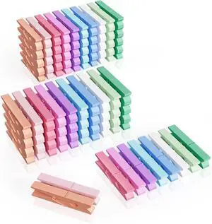 100Pcs Colored Clothespins Wooden Bulk 2.9 Inch Pastel Cheer Clothes Pins 100Pcs Colored Clothespins Wooden Bulk 2.9 Inch Pastel Cheer Clothes Pins
