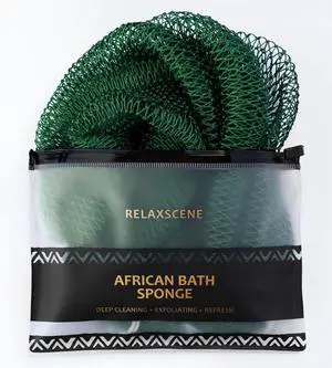 African Net Sponge Authentic - Exfoliating Back Scrub Bath Sponge with Knots - Afro Scrub Body Scrubber Exfoliator Washcloth - African Body Care Daily Use Shower Essentials African Net Sponge Authentic - Exfoliating Back Scrub Bath Sponge with Knots - Afro Scrub Body Scrubber Exfoliator Washcloth - African Body Care Daily Use Shower Essentials