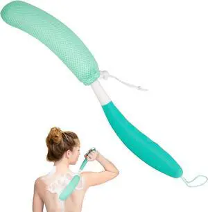 Back Scrubber for Shower,15.35" Long Handle Shower Brush for Body Back Scrubber for Shower,15.35" Long Handle Shower Brush for Body