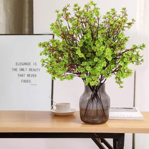 Hananona 10 Pcs Babys Breath Green Flowers Artificial Gypsophila Flowers St. Patrick's Day Fake Silk Flowers for Home Decor Spring Floral Arrangement Table Centerpieces Hananona 10 Pcs Babys Breath Green Flowers Artificial Gypsophila Flowers St. Patrick's Day Fake Silk Flowers for Home Decor Spring Floral Arrangement Table Centerpieces