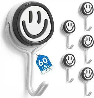 6 PCS Metal Magnetic Hook, 60LBS Heavy Duty with Swivel Swing Magnet Hooks for Cruise Cabins, Hanging, Locker, refrigerator, Office and Kitchen, Outdoor Hooks for Fridge, Storage, Toolbox and Grill 6 PCS Metal Magnetic Hook, 60LBS Heavy Duty with Swivel Swing Magnet Hooks for Cruise Cabins, Hanging, Locker, refrigerator, Office and Kitchen, Outdoor Hooks for Fridge, Storage, Toolbox and Grill