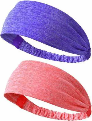 5 Pack Wide Workout Headbands for Women, Soft Stretch Sweat Headbands with Elastic Back for Running, Yoga, Gym, Fitness & Daily Wear 5 Pack Wide Workout Headbands for Women, Soft Stretch Sweat Headbands with Elastic Back for Running, Yoga, Gym, Fitness & Daily Wear
