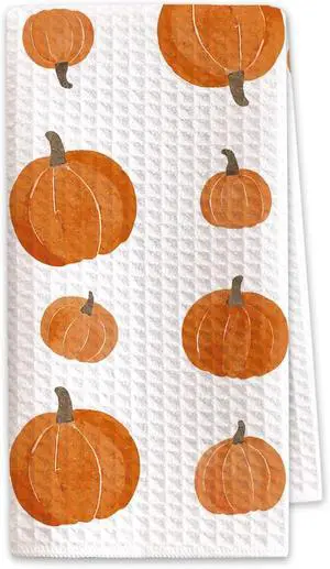 1PCS Thanksgiving Pumpkin Decor Hand Towels for Gifts Women,Farmhouse Watercolors Pumpkin Fall Kitchen Tea Towels and Dishcloths,Anthropology Autumn for KitchensBathrooms - A01 1PCS Thanksgiving Pumpkin Decor Hand Towels for Gifts Women,Farmhouse Watercolors Pumpkin Fall Kitchen Tea Towels and Dishcloths,Anthropology Autumn for KitchensBathrooms - A01