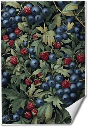Dark Botanical Berry Kitchen Towels, Vintage Moody Blueberry Raspberry Decorative Hand Tea Towels for Bathroom, Fruit Lover Gifts Dish Towel Drying Cloth, 16x24 Inches Dark Botanical Berry Kitchen Towels, Vintage Moody Blueberry Raspberry Decorative Hand Tea Towels for Bathroom, Fruit Lover Gifts Dish Towel Drying Cloth, 16x24 Inches