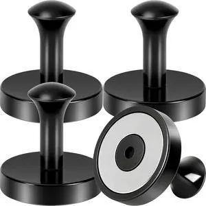 Neosmuk Magnetic Hooks Steel Tube Design for Cruise,80lb+ Black,4 Pack Neosmuk Magnetic Hooks Steel Tube Design for Cruise,80lb+ Black,4 Pack