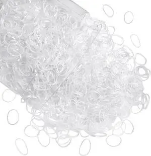 Clear Elastics Hair Bands 1500pcs Mini Rubber Hairband Soften 18mm Ponytail Holders Hairiness Ties No Damaged Accessories for Women Braids Clear Elastics Hair Bands 1500pcs Mini Rubber Hairband Soften 18mm Ponytail Holders Hairiness Ties No Damaged Accessories for Women Braids