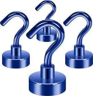 Neosmuk Magnetic Hooks for Cruise Cabins,30lb Heavy Duty,Navyblue,4 Pack Neosmuk Magnetic Hooks for Cruise Cabins,30lb Heavy Duty,Navyblue,4 Pack