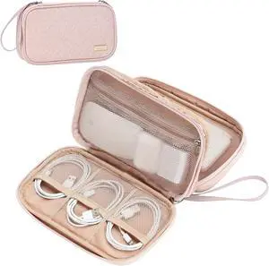 NISHEL Electronics Travel Organizer Cord Case, Charger Cable Tech Bag NISHEL Electronics Travel Organizer Cord Case, Charger Cable Tech Bag