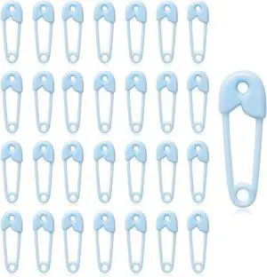 Plastic Safety Pin Girl Baby Shower Favor Charms, 72 Pieces (blue) Plastic Safety Pin Girl Baby Shower Favor Charms, 72 Pieces (blue)