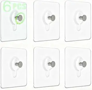 Picture Hanging Hooks,6 PCS Heavy Duty Wall Hangers Without Nails Picture Hanging Hooks,6 PCS Heavy Duty Wall Hangers Without Nails