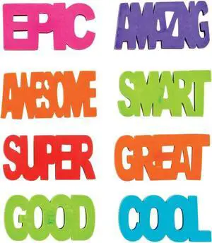 Raymond Geddes Positive Attitude Erasers for Kids (Pack of 24) Raymond Geddes Positive Attitude Erasers for Kids (Pack of 24)