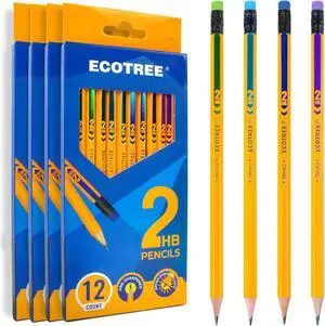 Pre-Sharpened #2 HB Pencils Bulk, Back to School Supplies, 48 Count | Wood-Cased Number 2 Pencils for Kids Students, Latex-Free Eraser, Smooth Writing, Drawing, Teachers Classroom Supplies Pre-Sharpened #2 HB Pencils Bulk, Back to School Supplies, 48 Count | Wood-Cased Number 2 Pencils for Kids Students, Latex-Free Eraser, Smooth Writing, Drawing, Teachers Classroom Supplies