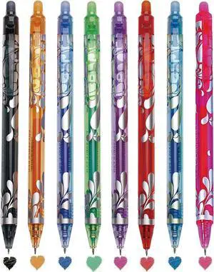 8 Pcs Erasable Gel Pens Erasable Retractable Pens 0.5mmColored Ink Smooth Writing Pen Aesthetic Pen for Women Men Girls Boys Office School Supplies (8Pcs Colored Ink) 8 Pcs Erasable Gel Pens Erasable Retractable Pens 0.5mmColored Ink Smooth Writing Pen Aesthetic Pen for Women Men Girls Boys Office School Supplies (8Pcs Colored Ink)