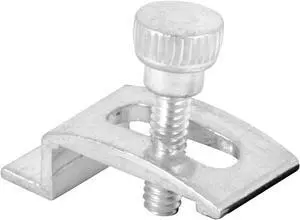 Prime-Line T 8724 Storm Door Panel Clip, 1/4 In., Aluminum, 8 Pack | With Screws Prime-Line T 8724 Storm Door Panel Clip, 1/4 In., Aluminum, 8 Pack | With Screws